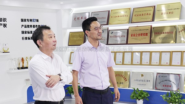 杭州市农业农村局党组书记、局长柴世民一行莅临樱桃APP免费下载参观考察