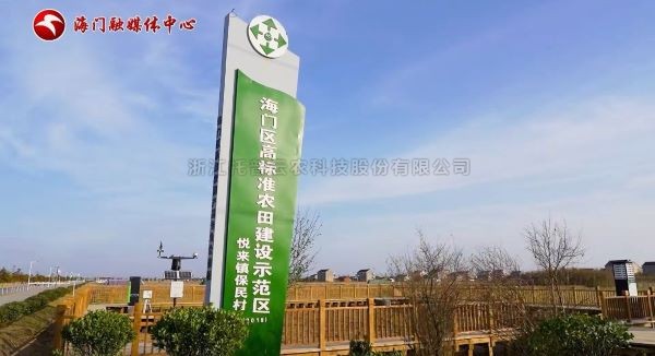 江苏海门高标准农田样板区，智慧化监管守护千亩良田