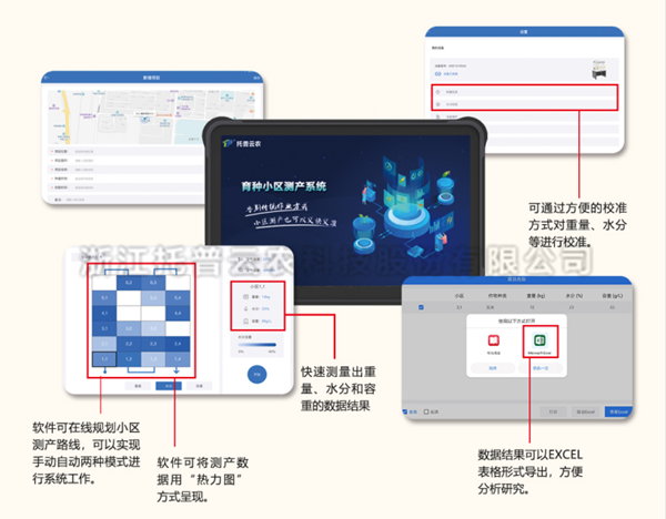 育种小区测产系统软件界面图 育种小区测产系统软件界面图